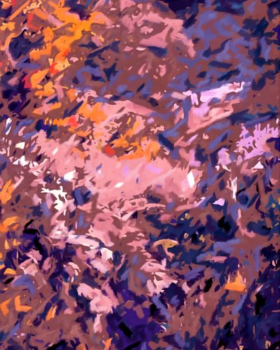 Vibrant Abstract Flow by Uma Gokhale