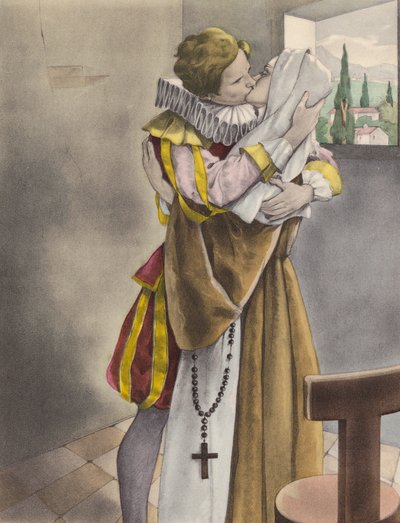 Brunelleschi illustration for Contes et Nouvelles de La Fontaine by Umberto (after) Brunelleschi
