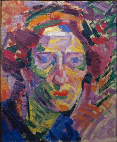 Portrait of Woman or Portrait of Countess Casanova by Umberto Boccioni