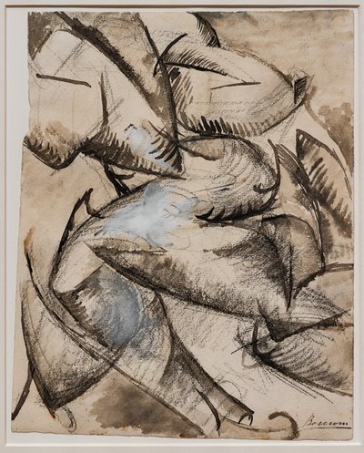 I want to see human forms in movement (Muscles in movement) by Umberto Boccioni