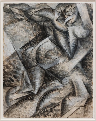 I want to synthesize the unique forms of the continuity in the Space (Dynamism of a Human Body) by Umberto Boccioni