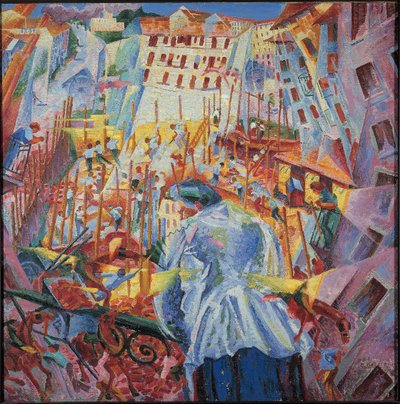 Simultaneous Visions by Umberto Boccioni
