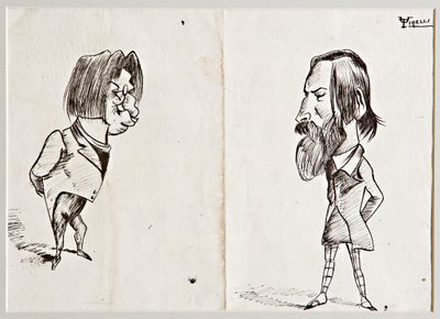 Caricatures by Umberto Tirelli