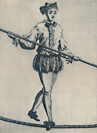 A Famous Tight-Rope Walker of the Seventeenth Century by Unbekannt
