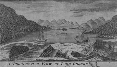 A Perspective View of Lake George by Unbekannt