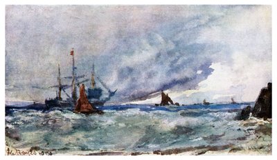 A Study of Sky and Sea from the Deck of a Vessel off Tarifa, 1901 by Unbekannt
