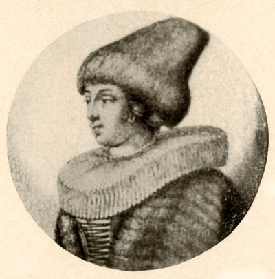 A Swedish Lady in Pointed Fur Cap and Ruff by Unbekannt