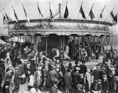 A Merry-Go-Round, Part of a Bank Holiday Carnival on Hampstead Heath, London, 1926-1927 by Unbekannt