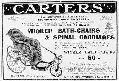 Advert for Carter