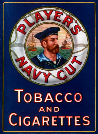 Advert for Players Navy Cut Tobacco and Cigarettes by Unbekannt