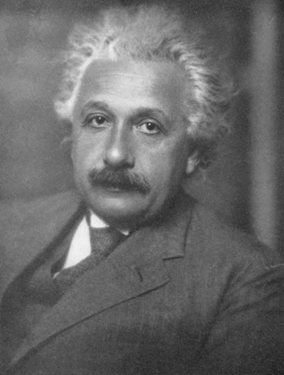 Albert Einstein, German-Swiss-American mathematician and physicist by Unbekannt