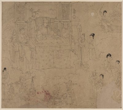 Album of Daoist and Buddhist Themes: Kings of Hells: Leaf 28, 1200s by Unbekannt
