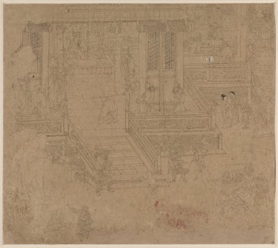 Album of Daoist and Buddhist Themes: Kings of Hells: Leaf 37, 1200s by Unbekannt