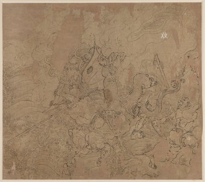 Album of Daoist and Buddhist Themes: Search the Mountain by Unbekannt