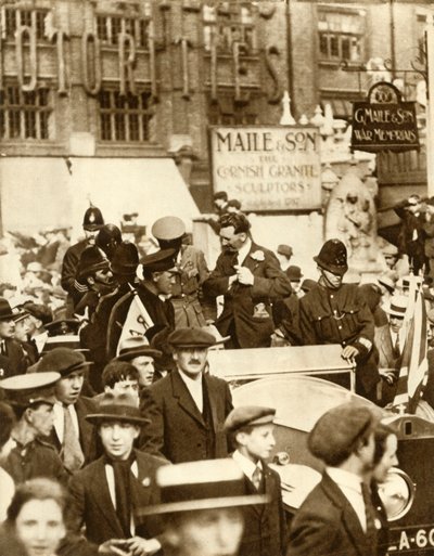 Alcock and Brown After the First Non-Stop Transatlantic Flight, London, June 1919 by Unbekannt