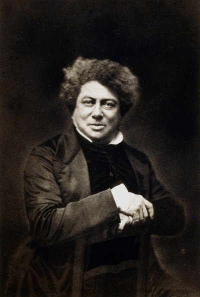 Alexandre Dumas the Elder, French novelist and playwright by Unbekannt
