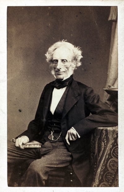 Alphonse de Brebisson, French botanist, c 1863 by Unbekannt