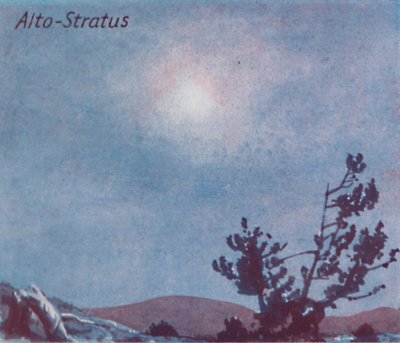 Alto-Stratus - A Dozen of the Principal Cloud Forms In The Sky, 1935 by Unbekannt