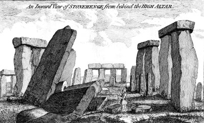 An Inward View of Stonehenge from Behind the High Altar by Unbekannt