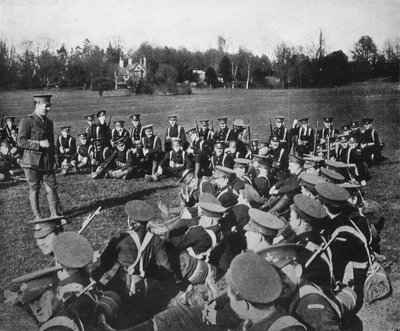 An open-air lecture in the Parks, Oxford by Unbekannt