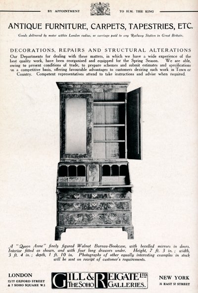 Antique Furniture, Carpets, Tapestries etc. by Unbekannt