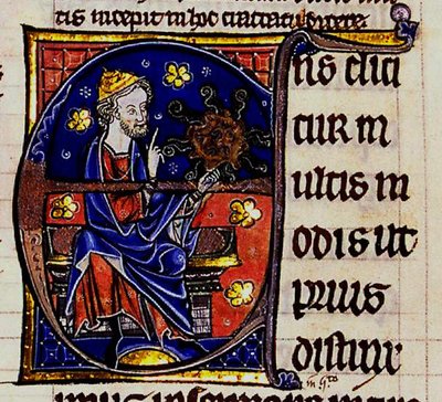 Aristotle. From: Commentarium magnum Averrois in Aristotelis De Anima libros, 13th century by Unbekannt