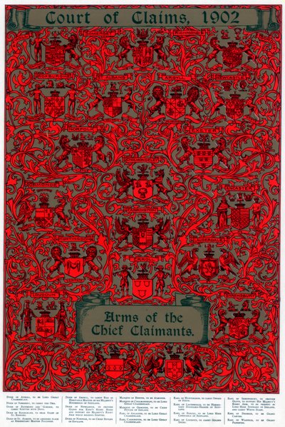 Arms of the chief claimants by Unbekannt
