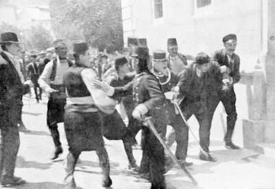 Arrest of Gavrilo Princip, Assassin of Archduke Franz Ferdinand by Unbekannt