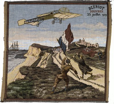 Arrival of Louis Bleriot in Dover, England, July 25, 1909 by Unbekannt