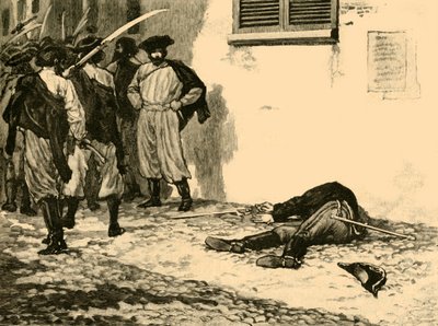 Assassination of Count Franz Philipp von Lamberg, Budapest, Hungary, 1848 by Unbekannt