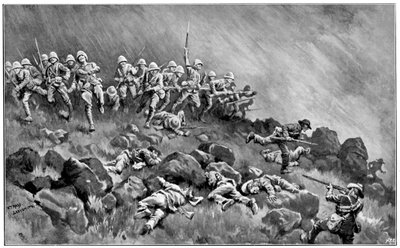 Assault on Wagon Hill, 2nd Boer War, 6 January 1900 by Unbekannt