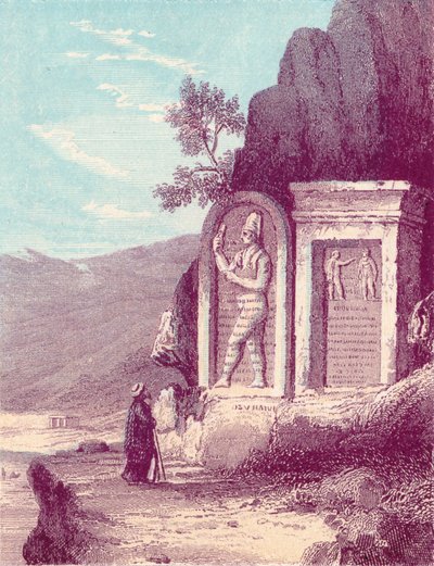 Assyrian Sculpture at the Nahr El Kelb or Dog River by Unbekannt