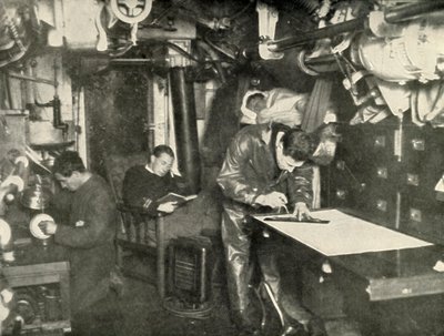 At the Bottom of the Sea. In the wardroom of a submarine by Unbekannt