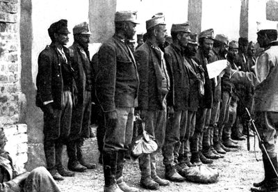 Austrian troops surrender without firing a shot by Unbekannt