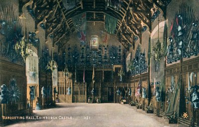 Banqueting Hall, Edinburgh Castle by Unbekannt