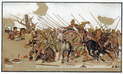 Battle of Issus, 333 BC by Unbekannt