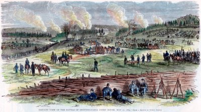 Battle of Spotsylvania Court House, Virginia, American Civil War, 12 May 1864 by Unbekannt