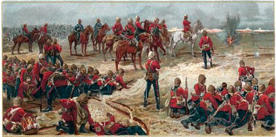 Battle of Tel-el-Kebir, Egypt, 13 September 1882 by Unbekannt