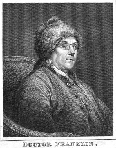 Benjamin Franklin, American Scientist, Inventor and Statesman by Unbekannt