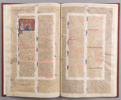 Bifolium with the Decretals of Gratian, French, ca. 1290 by Unbekannt