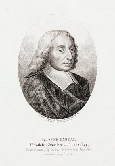 Blaise Pascal, French mathematician, physicist and theologian by Unbekannt