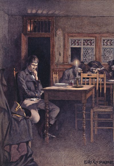 Bonaparte in 1792 as a Frequenter of a Six-Sous Restaurant in Paris by Unbekannt