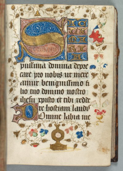 Book of Hours Use of Metz: Decorated Initials by Unbekannt
