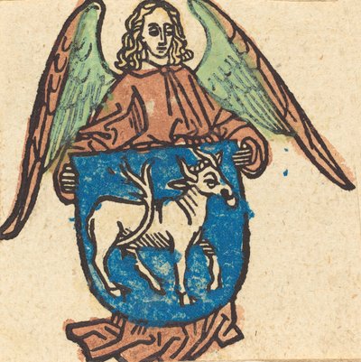 Bookplate of Hilprand Brandenburg of Bibrach by Unbekannt