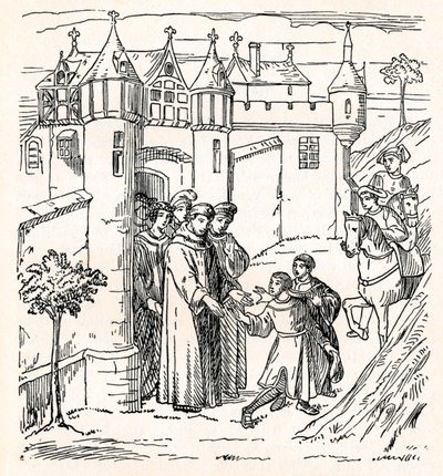 Brothers Polo Set Out from Constantinople with Marco for China by Unbekannt