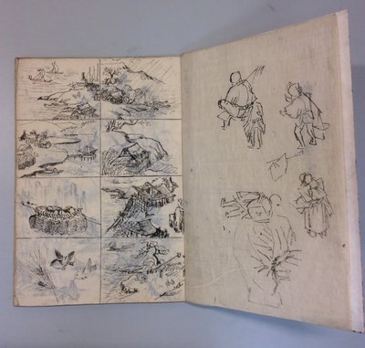 Brush and Ink Drawings after Life and Paintings, 1895 by Unbekannt