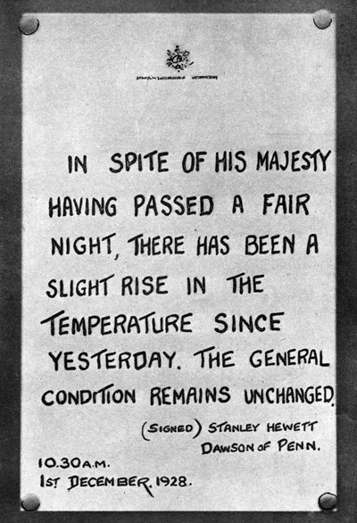 Bulletin of the King