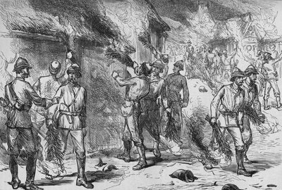 Burning of Coomassie by Unbekannt