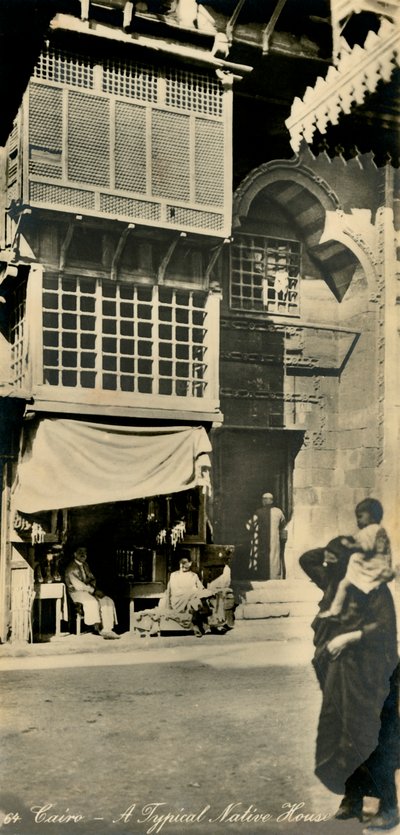 Cairo - A Typical Native House by Unbekannt