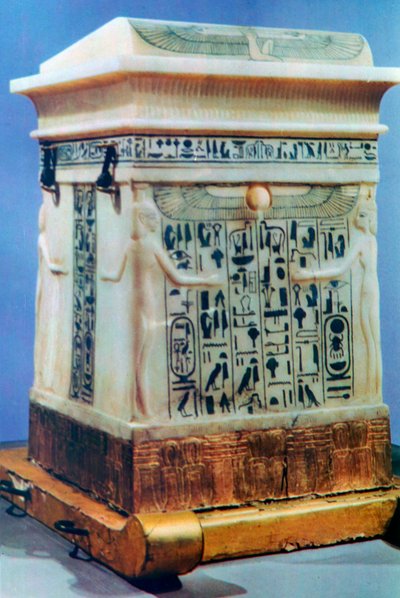 Canopic Chest from the Tomb of Tutankhamun, 14th Century BC by Unbekannt